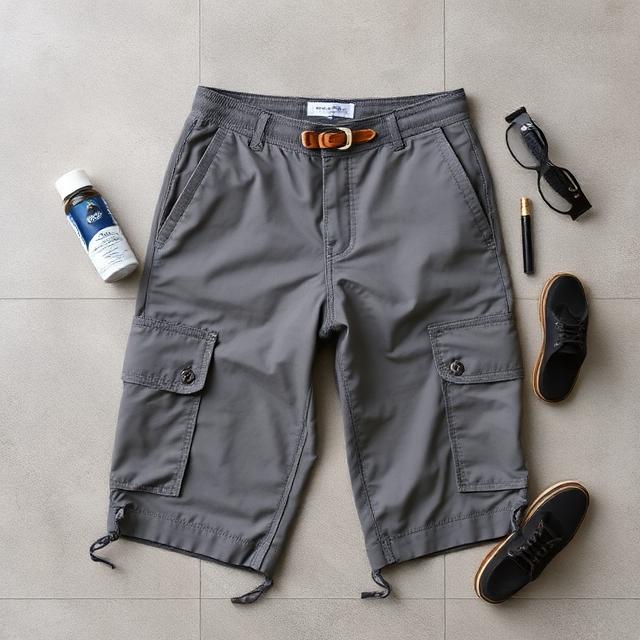 Bermuda Cargo Cinza